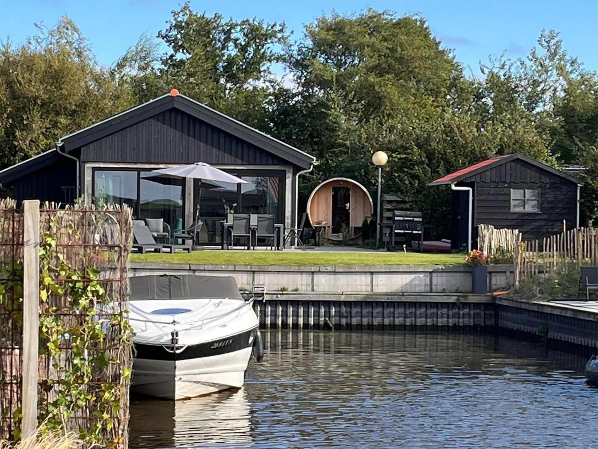 Lauwershuisje Sauna Harbor Lauwersmeer Anjum Exterior foto